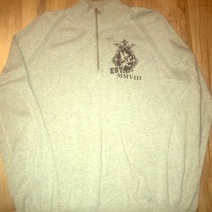 Casual slim zip up pullover